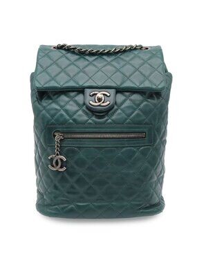 Chanel Quilted CC Logo Backpack Paris Salzburg Metiers D'art Collection Leather